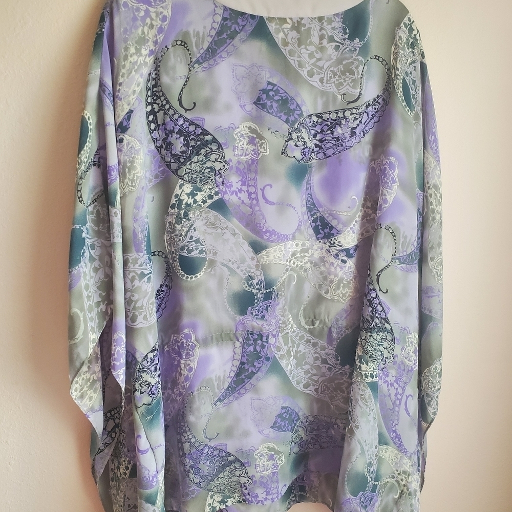 Soft Focus Tunic Scarf top - Picture 11 of 14